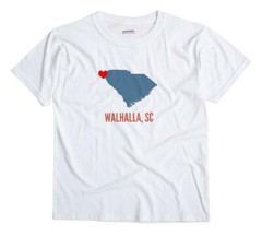 Walhalla South Carolina SC T-Shirt HEART
