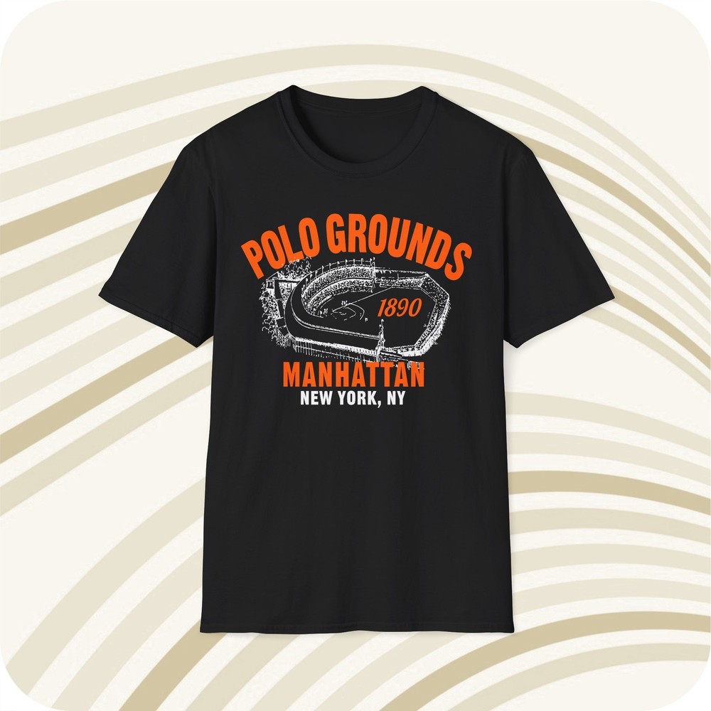 Throwbackmax Polo Grounds 1890 Classic Cut Baseball T-Shirt – New York Giants