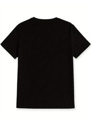 Men’s RAMMSTEIN Graphic Print Casual T-Shirt – Black Band Logo Tee with Golden L