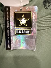 “United States Army Ft Bliss, TX 1775” Double Sided Green T Shirt – Sz XXL – NWT