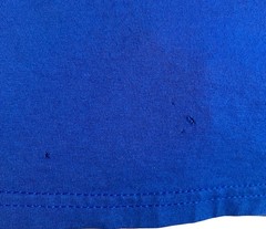 Vintage Y2K Isle Of Capri Casino Shirt Mens L Blue Double Sided Parrot Graphic