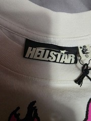 Hellstar “Is This What Heaven Sounds Like” White Men’s L Tee Short Sleeve Crew