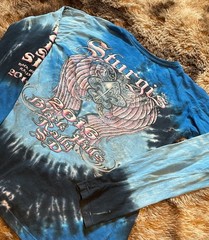 Sturgis Black Hills Rally 2016 Long Sleeve Tie Dye Graphic T-Shirt