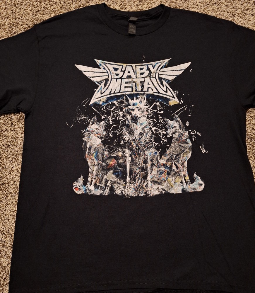 BABYMETAL OFFICIAL METAL FORTH FOXES 2025 tour dates shirt Su-metal vinyl cd LG