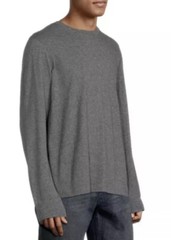 George Men’s Gray Long Sleeve Cotton Stretch Crew Neck T-Shirt Size S (34-36)