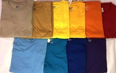 T-Shirts Short Sleeve Tees Heavyweight Shirts Solid BIG TALL Oversize UP TO 10XL