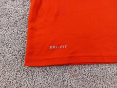 Nike Dri Fit Medium Mens Short Sleeve T-Shirt BG Recreation & Wellness Orange