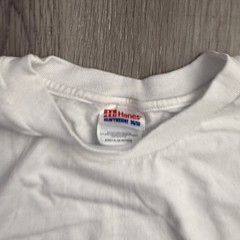 Vintage 2001 Footprints Faith Walk Shirt Mens XL White HIV AIDS Hanes Tee