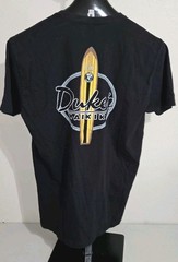 Soft Black Hui Nalu Honolulu NextLevel Duke’s Waikiki Graphics Size L Tee Shirt