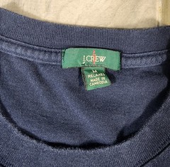 J. Crew Oarsman Navy Short Sleeve T Shirt Men’s Medium