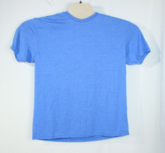 Gildan T-Shirt high quality Tee Mens Short Sleeve Soft Style Ringspun Blue Sz XL