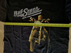 Bob Seger Face the Promise North American Tour Concert Anvil T-shirt Large READ