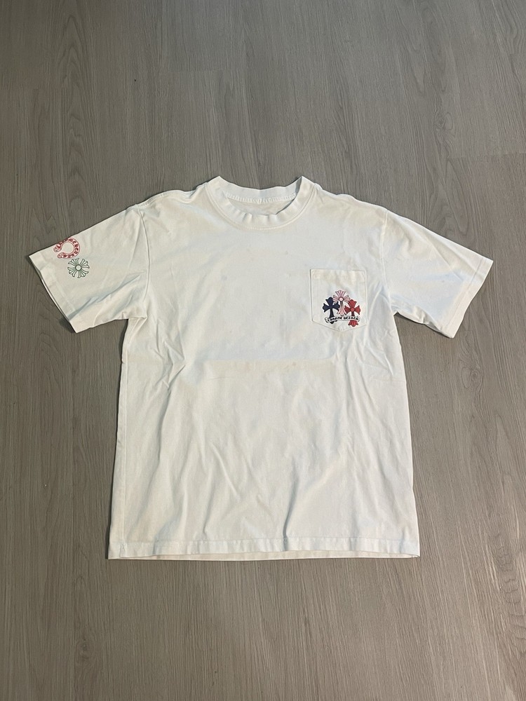 Chrome Hearts Multi Color Cross Cemetery T-shirt Size Medium