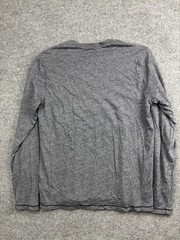 Velvet Men Shirt Mens XL Heather Gray Long Sleeve Crewneck Tri-Blend Made in USA