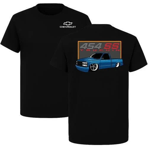 454 SS Truckin’ T-Shirt, Classic OBS Chevy Pickup Graphic Tee