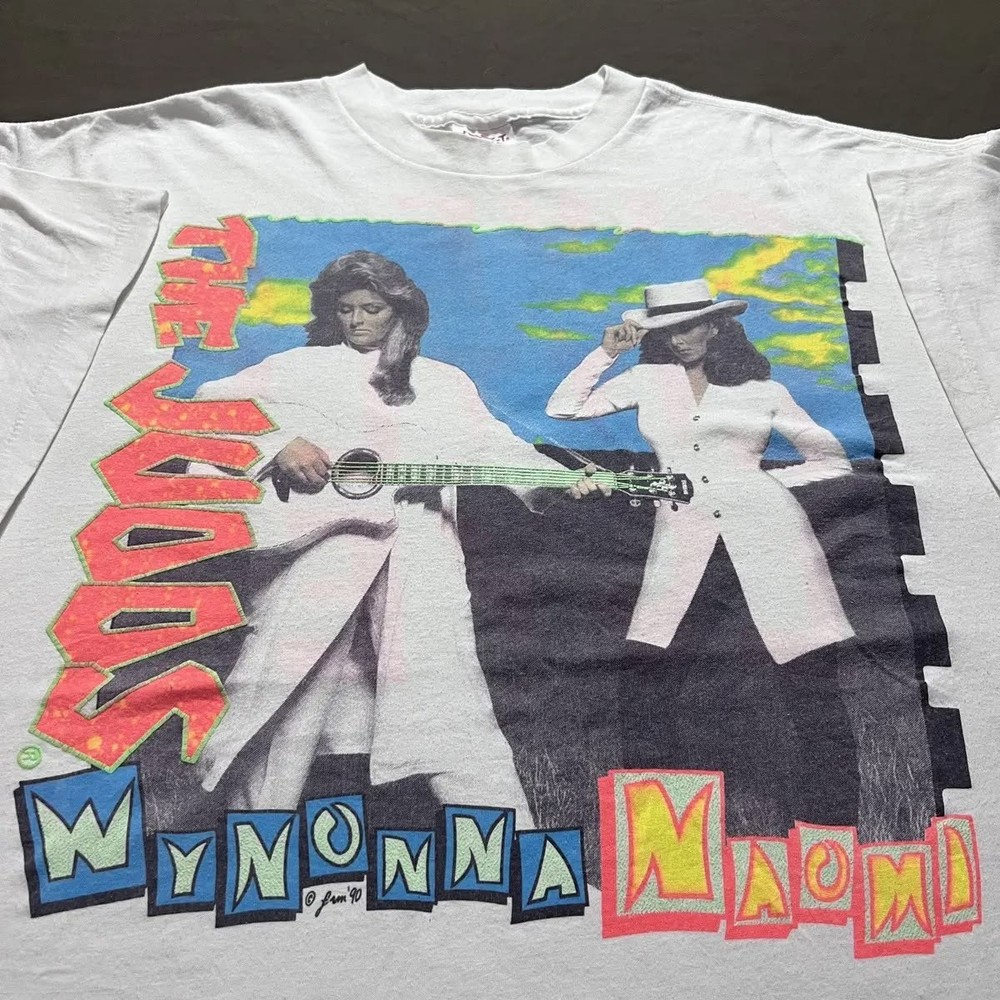 Remake 90s The Judds Wynonna Naomi Country music White T shirt NH29224