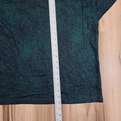 John Varvatos Collection Luxury Mens Henley Shirt L Linen Green Mineral Wash