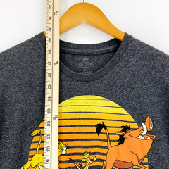Disney The Lion King Simba Pumba And Timon T Shirt Medium Gray Short Sleeve