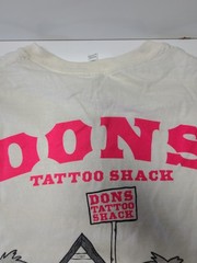 Don’s Tattoo Shack T Shirt Mens 3XL Coachella CA Tattoo Shop Dinosaur Graphic