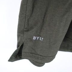 BYLT Shirt Mens Green Premium Basics Signature Crew Neck T-Shirt 2XL