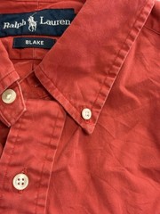 Ralph Lauren Blake Button Down LS Oxford Burnt Red – L