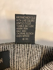 Van Heusen Gray Striped Cotton Rayon Blend V Neck SS Pullover Shirt XXL EC!
