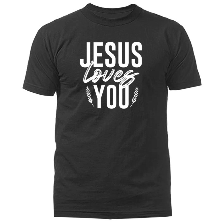 Jesus Loves You Christian Religious God Bible Church T-shirt