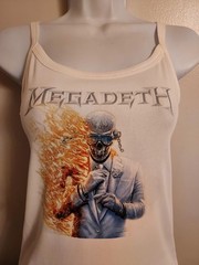 Megadeth tank top flames design Megadeth cropped tank top ribbed Megadeth Shirt