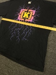 Vintage Krew Kr3w Lightning Streetwear Skateboarding T Shirt Black Size 2XL Rare