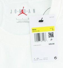 Nike Men’s Air Jordan T-Shirt CK4212, 100% Cotton Jordan Air Wordmark T-Shirt