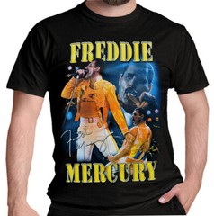 Freddie Mercury T Shirt Live Homage Official Queen Licensed Classic Rock Tee