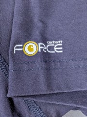 Carhartt Shirt Mens Lg Blue FR Force Flame Resistant Short Sleeve CAT 2 2112