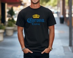 Corona Extra T-Shirt Beer Logo on Premium Comfort Colors Tee