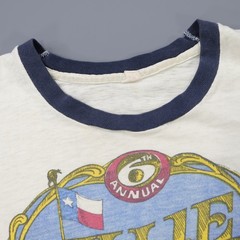 Rare VTG Willie Nelson July Picnic Extravaganza 1978 Festival Ringer T Shirt 70