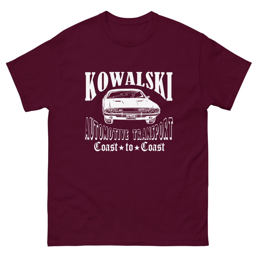 KOWALSKI AUTOMOTIVE TRANSPORT T SHIRT VANISHING POINT 70 CHALLENGER