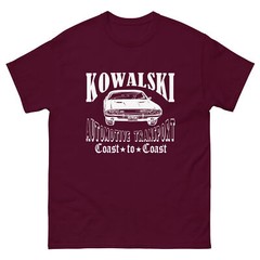 KOWALSKI AUTOMOTIVE TRANSPORT T SHIRT VANISHING POINT 70 CHALLENGER