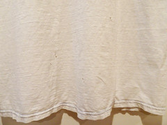 L/XL Vtg 90s Y2K White Thrashed Worn Blank Skate Punk Rock T-Shirt Tank Top