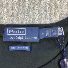 Polo Ralph Lauren Mens Custom Slim Fit Graphic RL T-Shirt Black Size M NWT