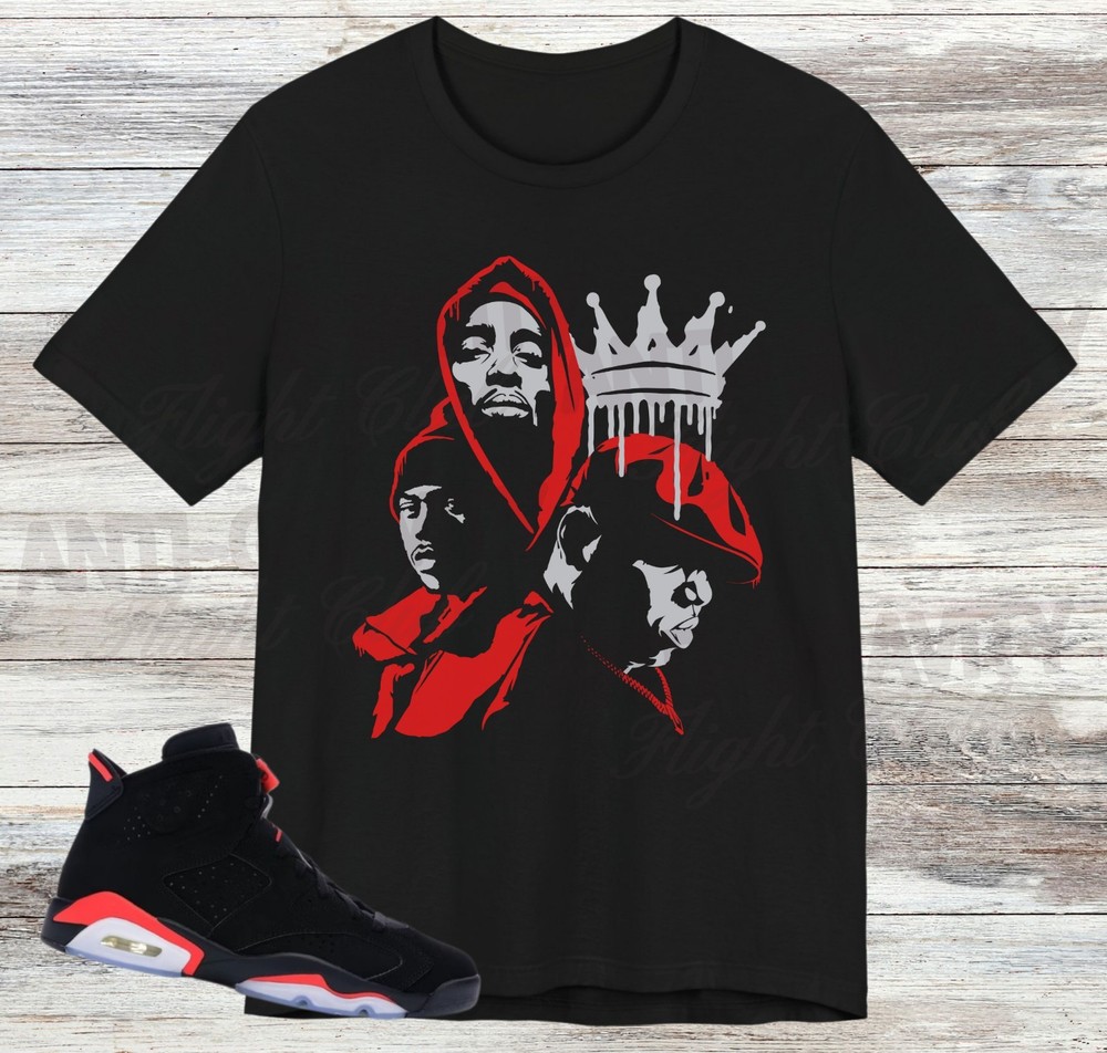 Jordan 6 Reverse Infrared Salesman Shirt, Black Infrared 6