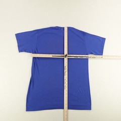 Vintage Peacock Papers Shirt Mens Large Blue Aged to Perfection Stedman 80s USA