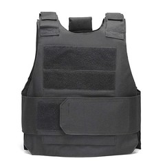 Body Bulletproof Vest Front Back Plates Armor Tactical Jacket Guard Security Kit