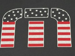 Travis Mathews Patriotic Star Bright USA Charcoal Athleisure Tshirt 2X
