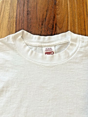 BVD men’s Vintage White Crew Neck 100% Cotton T Shirt SIZE XL
