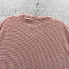 Faherty Striped Shirt Mens XL Orange Cloud Cotton Soft Short Sleeve Tee *A98 New