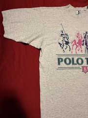 VTG 90s Galt Sand Polo Team Graphic Tshirt XL Gray Heather Made In USA