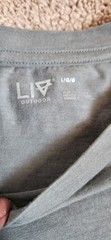 LIV Outdoor Men’s L/G/G Gray Polyester Knit Truck Graphic Logo Crew Neck T-Shirt