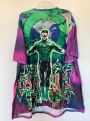 DC Green Lantern Men’s Multicolor Graphic Print Jersey Tee Crew Neck XL