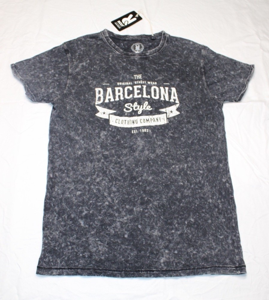 Barcelona Style Clothing Company Acid Wash Graphic
