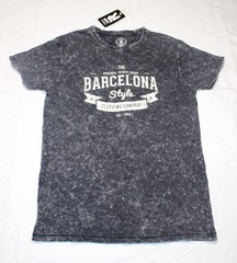 Barcelona Style Clothing Company Acid Wash Graphic