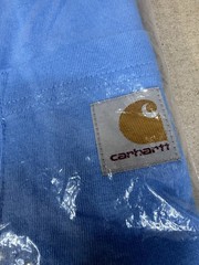 Carhartt K87 Loose Fit Pocket Crew T-Shirt Blue Men’s L Regular Short Sleeve
